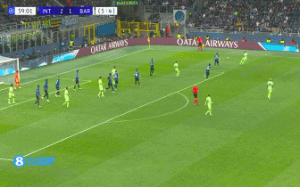 巴萨总分5-5扳平国米！杰拉德-马丁助攻双响，奥尔莫头球破门